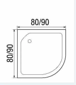 Душевая кабина River Nara Light 15 90x90 МТ без крыши