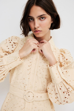 Платье-рубашка broderie anglaise