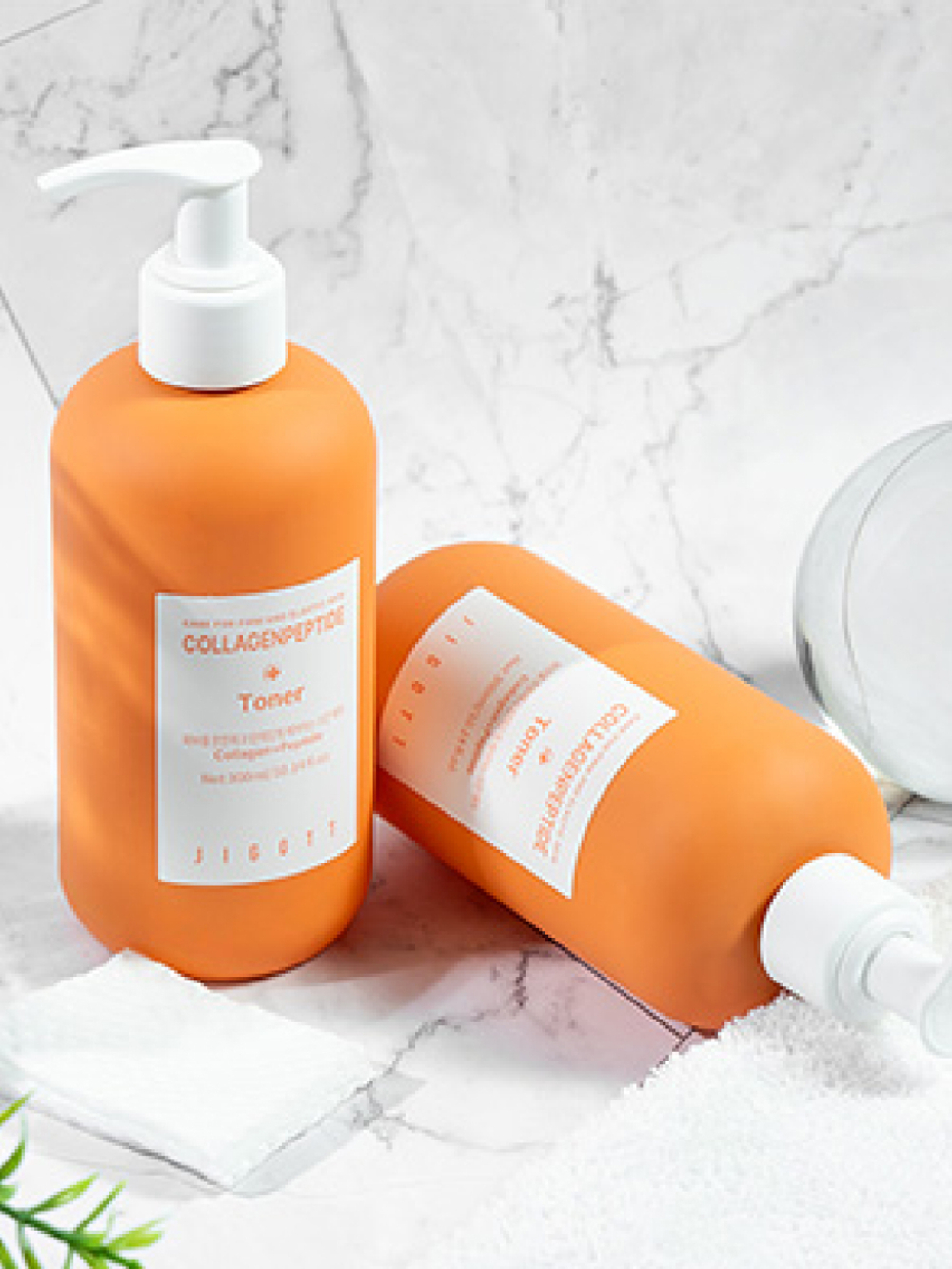 Jigott Тонер для лица с коллагеном и пептидами / Collagen + Peptide Toner, 300 мл
