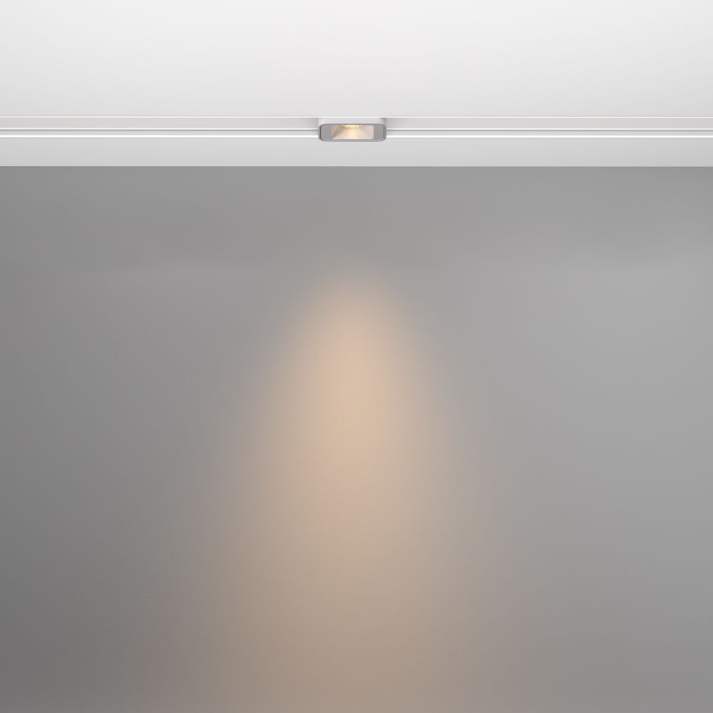 Трековый магнитный светодиодный светильник Maytoni Exility   TR100-2-2W3K-S-W