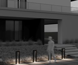 Уличный ландшафтный светодиодный светильник Maytoni Frama O469FL-L12GF3K