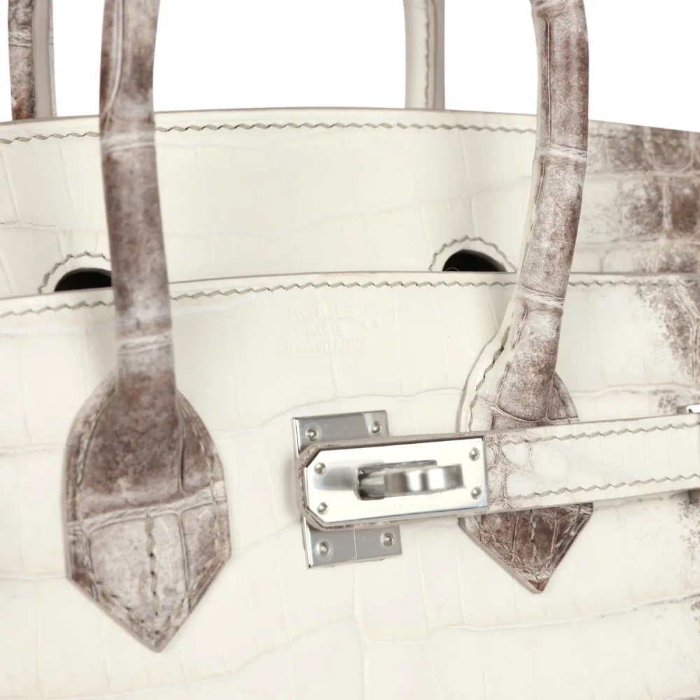 Сумка из коллекции Y с палладиевой фурнитурой Hermès Birkin