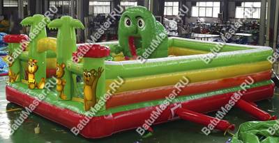 Коммерческий надувной батут "Веселые мишки", 6*4,5*2,8 м