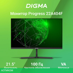 Монитор Digma Progress 22A404F черный (DM22VB03)