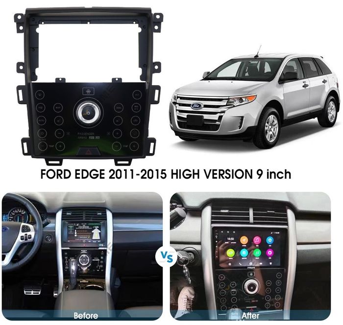 Магнитола для Ford Edge 2010-2015 - Kuberg SF-9065-C Android 12, Быстрая, CarPlay, 4G SIM-слот