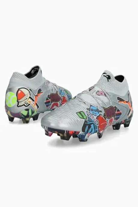 Бутсы Puma x Unisport Future 8 Ultimate Stickerbomb FG - серый