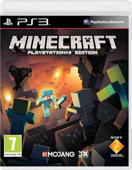 PS3 Minecraft Playstation 3 Edition (Б/У, Полностью на русском языке, BLES-01976)