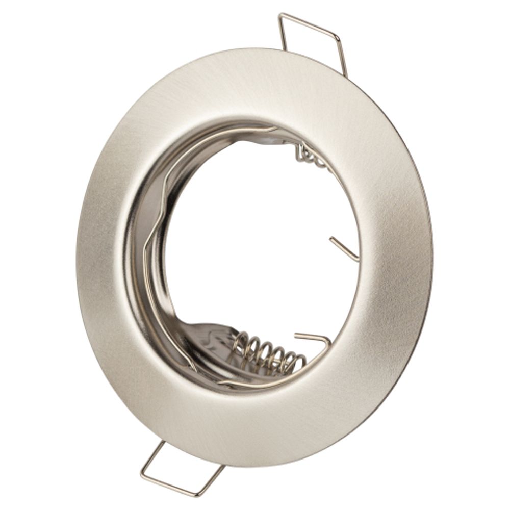 ST3 SN Светильник ЭРА штампованный MR16,12V/220V, 50W сатин никель