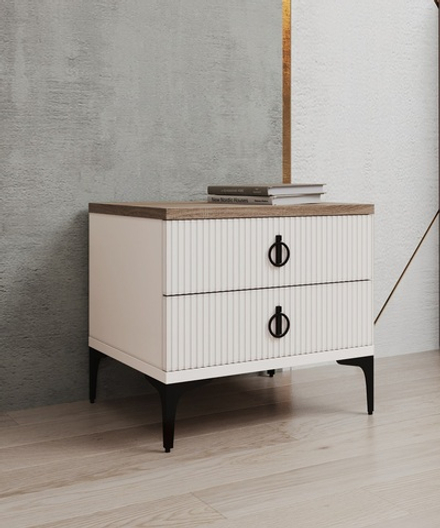 Стелла белый (Эра) Тумба прикроватная