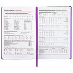 Ежедневник недатированный B6 (127х186 мм), BRAUBERG VISTA, под кожу, гибкий, 136 л., "London", 112105