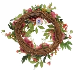 Цветы искусственные венок «Принцесса» 45см нежно-розовый