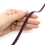 Резинка отделочная с фестончатым краем СЛИВА, 8мм