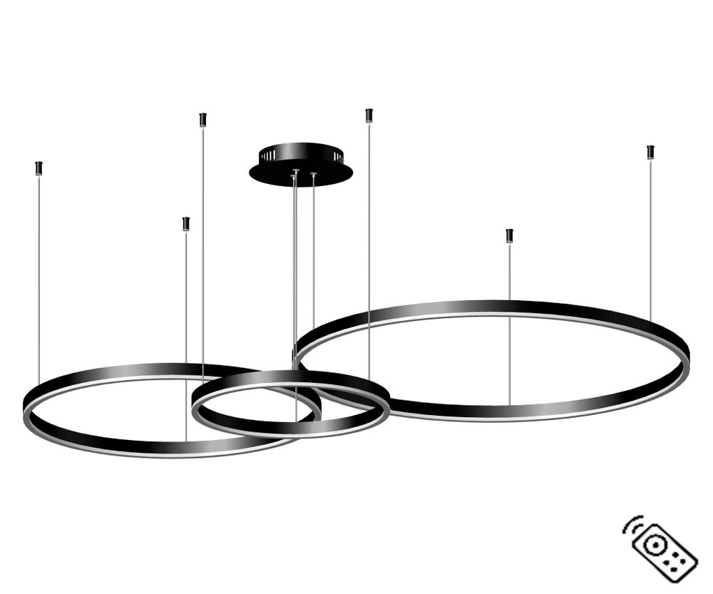 Подвесная светодиодная люстра Kink Light Тор 08223,19PA(3000K)