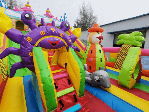 Коммерческий батут "В гостях у дельфинов", 10*6*5 м,