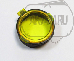 ПОВОРОТНАЯ КРЫШКА НА ПРИЦЕЛ ALC10 (66mm - 67,5mm) желтая