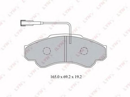 Тормозные колодки LYNX BD-2216