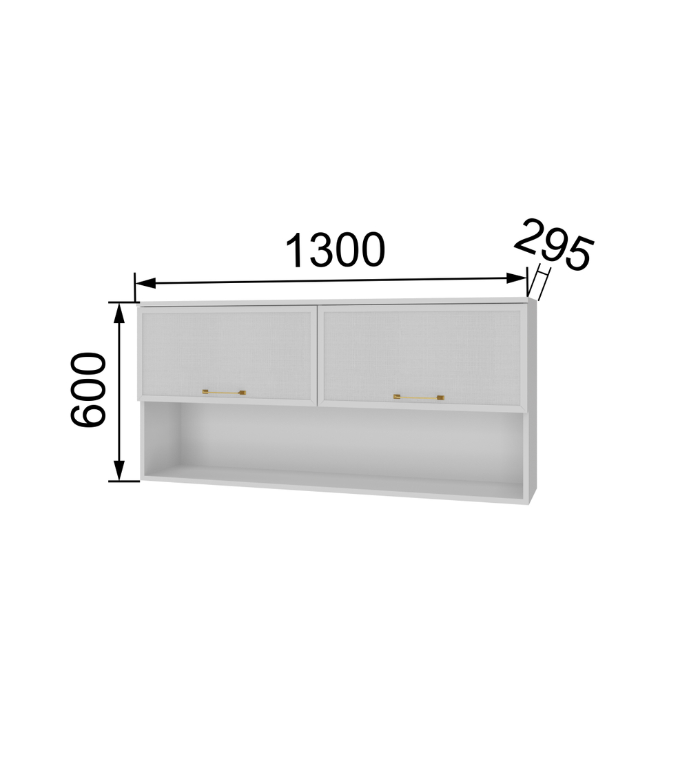 Гостиная Толедо Полка навесная ТН-1