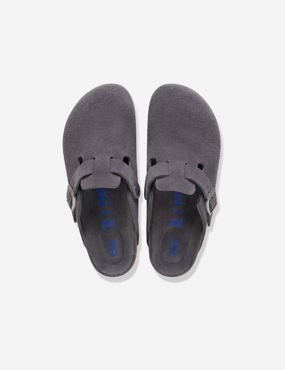 Birkenstock Boston Soft Footbed Clogs "Charcoal"