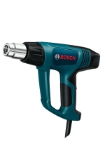 Фен строительный Bosch GHG 20-63, 2000вт, с регулировкой потока ветра и температуры, 4 насадки; технический фен Bosch