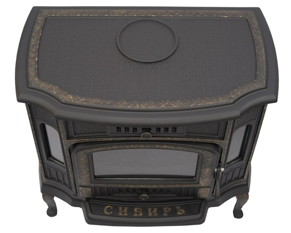 Печь-камин чугунная "Сибирь" 10 кВт
