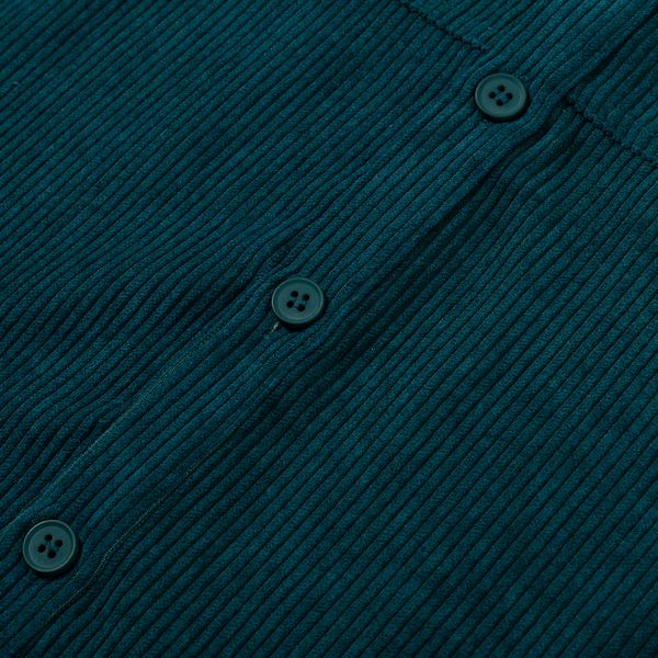 Рубашка Velvet Button Изумрудная - фото 5