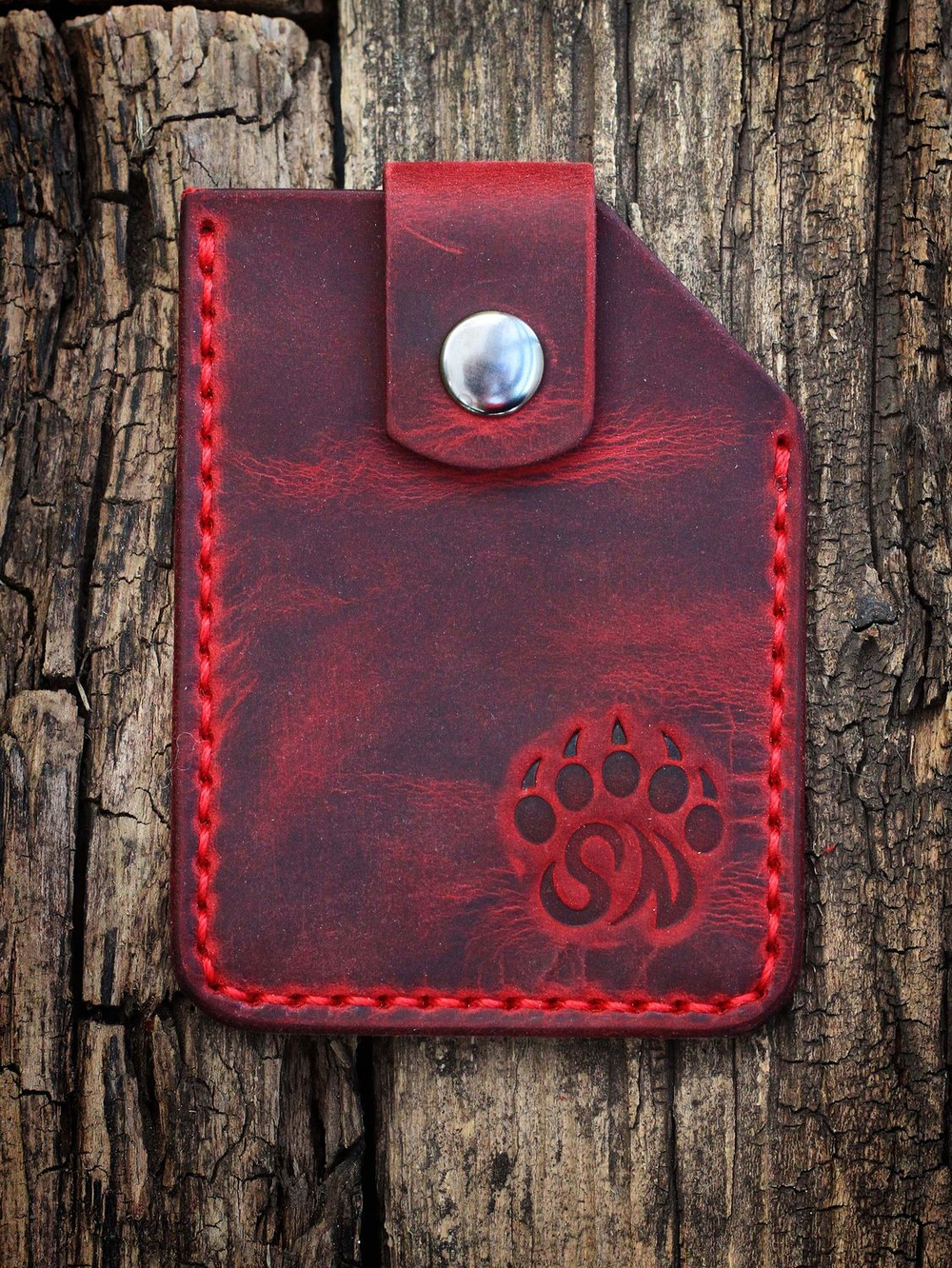 Кожаная визитница