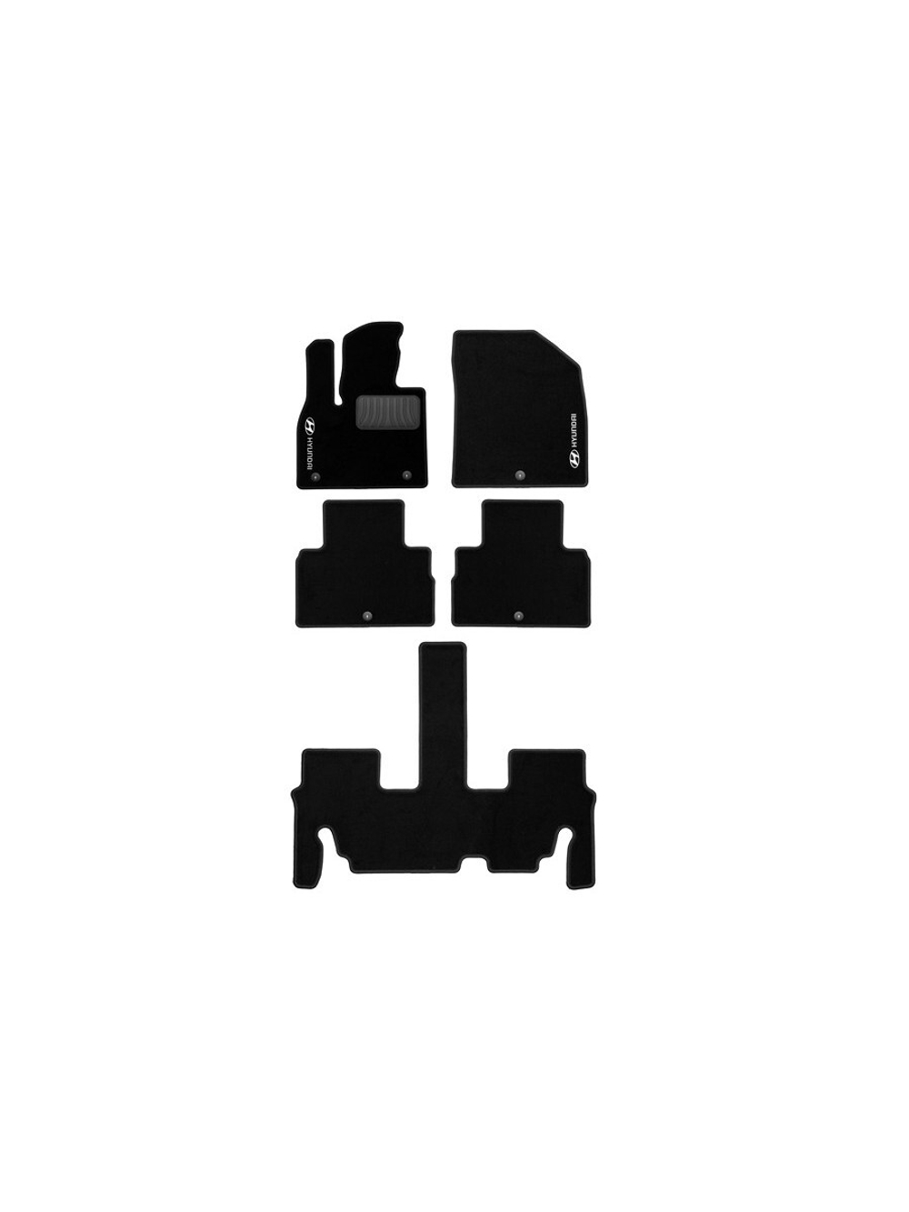 КОВРЫ САЛОНА ТЕКСТИЛЬНЫЕ, 7 МЕСТ R8140S8100