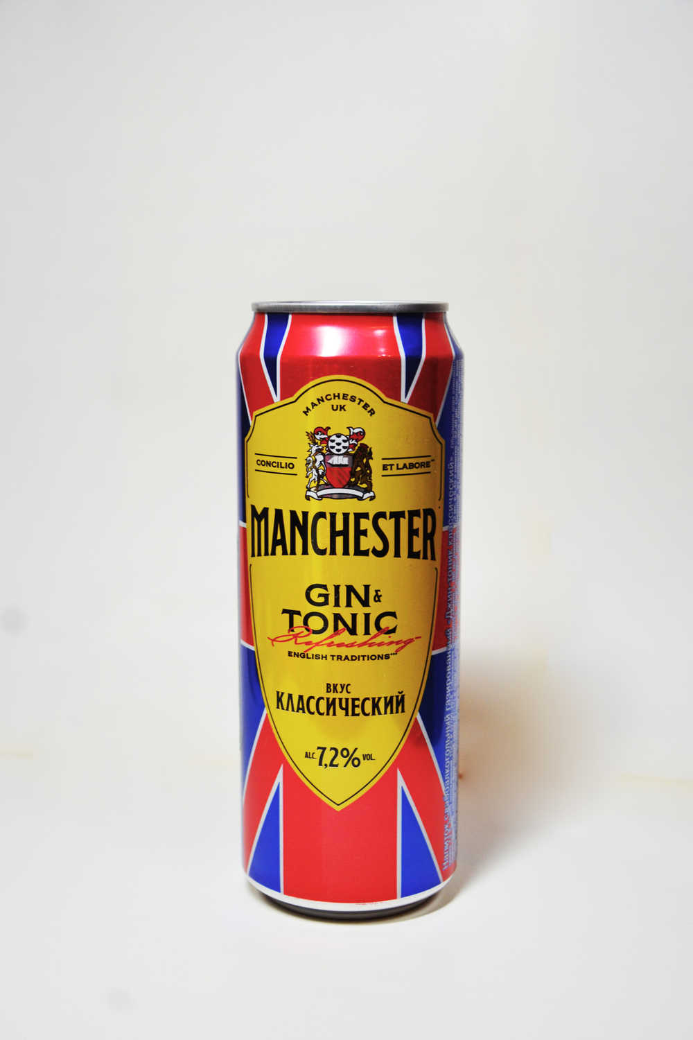 Коктейли "Manchester" Gin-tonic Classic, in can, 0.45 л