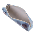 Пенал-косметичка 1 отд. 20*5,5*3,5см кожзам "Пирожное" сиреневый