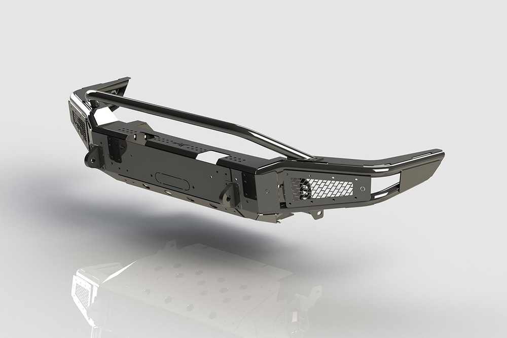 Бампер силовой передний BMS ALFA для Тойота Прадо 150 2009-2017