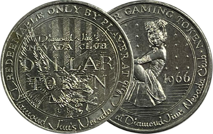 Diamond Jim’s Nevada Club $1 Token