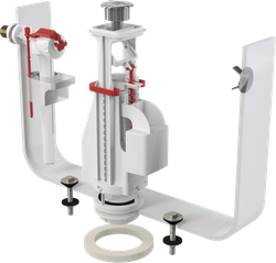 Выпускной комплект SA08AK 1/2" CHROM с двойной кнопкой,впускной механизм А16 1/2 , A08A, с боков