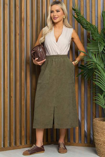 Юбка Лилиана (хаки) Ю13085-9М LT Collection