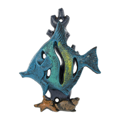 BLUMEN HAUS Ручка-стучалка "Рыбка" чугун 13*10*3см 66094