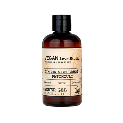 Гель для душа парфюмированный VEGAN.Love.Studio "Cedar, Bergamot, Patchouli", 300 мл