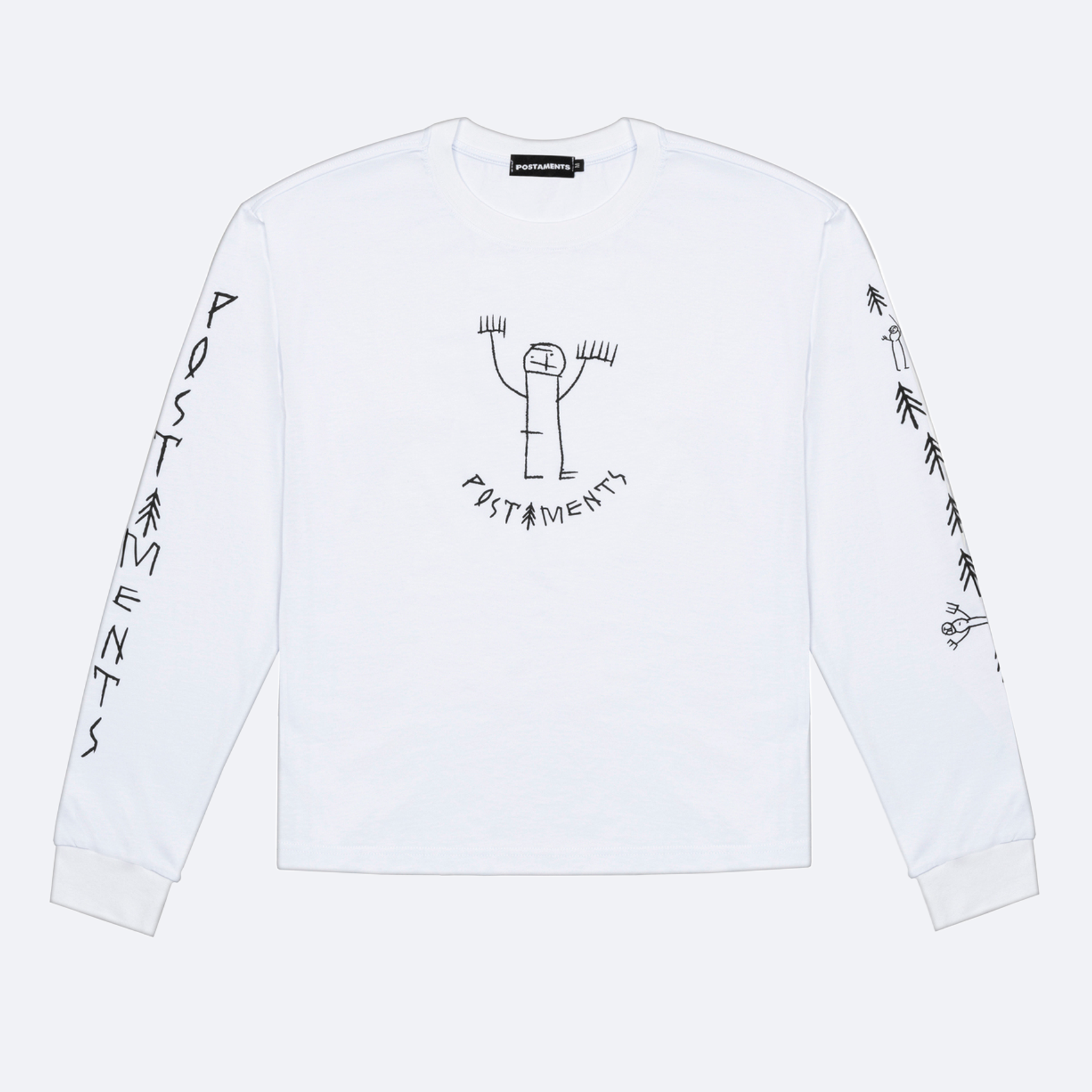 Лонгслив Postaments Beresta (white) артикул: - купить в магазине Дайс