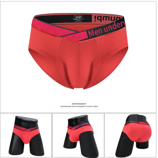 Мужские трусы брифы красные PUMP! MP280-8