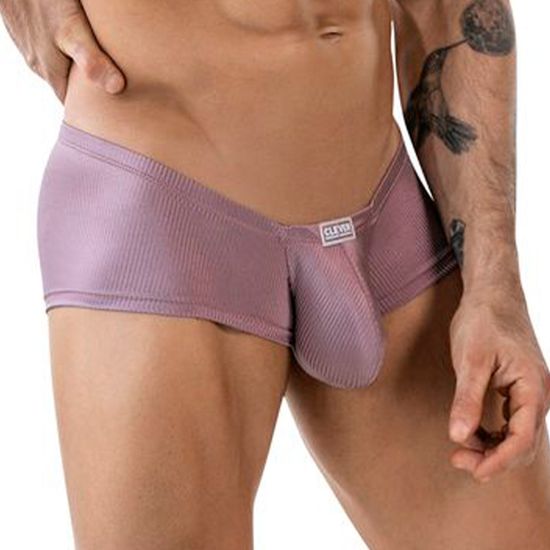 Мужские трусы хипсы коричневые Clever Moda AURA TRUNKS 184419