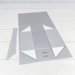 Коробка сборная 28.2х20х9.2 см на магнитах (Серебряный)