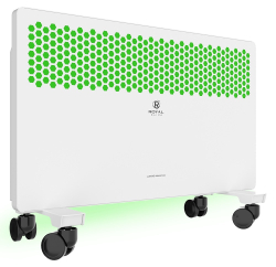Электрический конвектор Royal Clima Lumino Meccanico REC-LUW1500M с подсветкой зеленого цвета