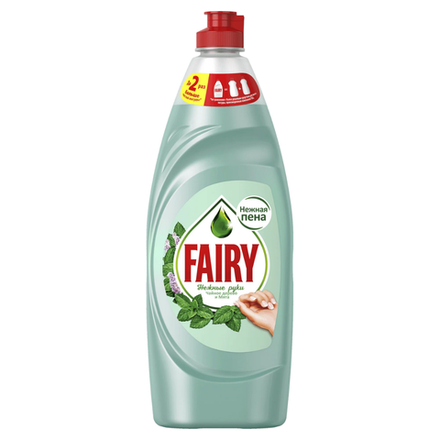 Средство для мытья посуды Fairy Нежные руки Чайное дерево и мята 900 мл