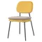 Стул Pea, велюр, желтый/бежевый
