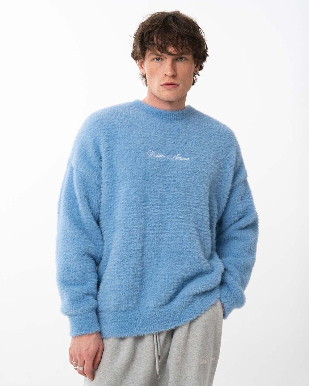 Свитер Bruler d'Amour Wispy Clouds голубой