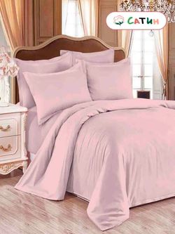 Простынь на резинке сатин Milky Garden "Sherbet" 90x200 см