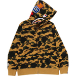 A Bathing Ape Bathing Ape Sweatshirts Cardigan Cotton Moderate No Fleece Lined Zip Closure 0zxswm007151q желтый
