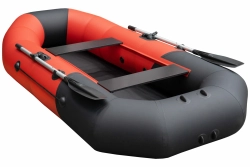 Лодка Таймень NX 270, 2700*1300*360 мм., цвет красный - черный