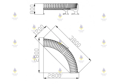 Диван парковый тип 10