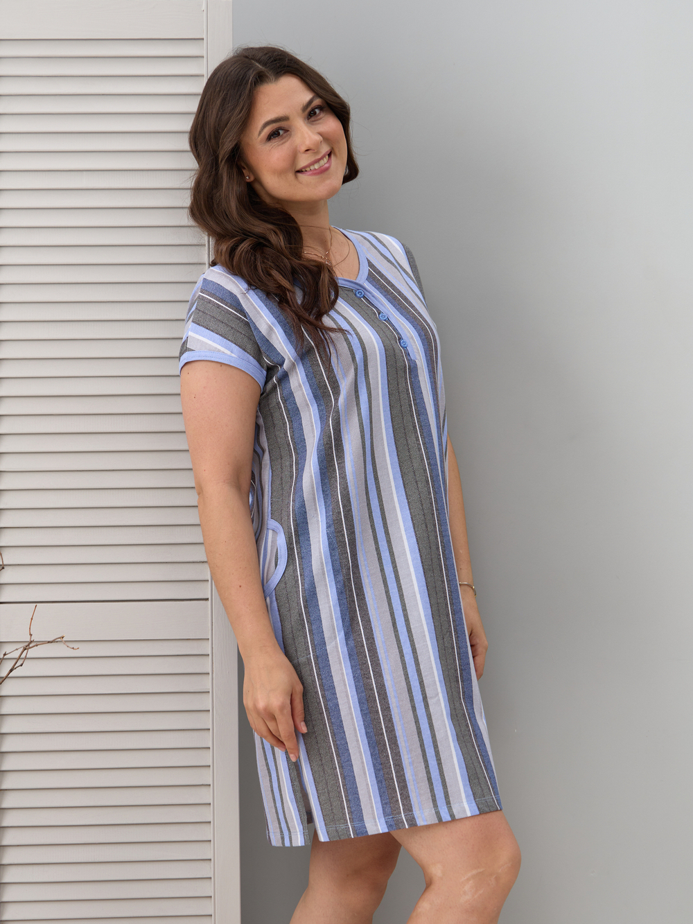 Туника Т-014/разноцветная-полоса-к