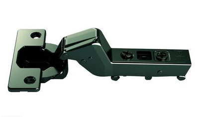 Omnia L Петля 105° вкладная без пружины, под саморез, черная