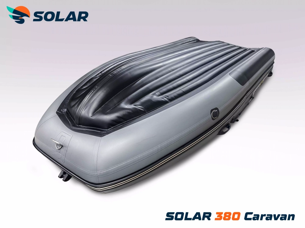 Лодка надувная моторная solar-380 caravan к
